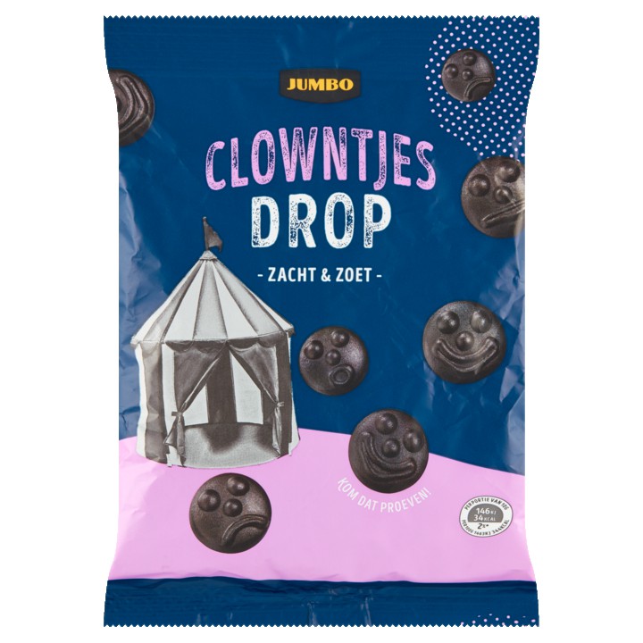 Jumbo Clowntjes Drop 500g