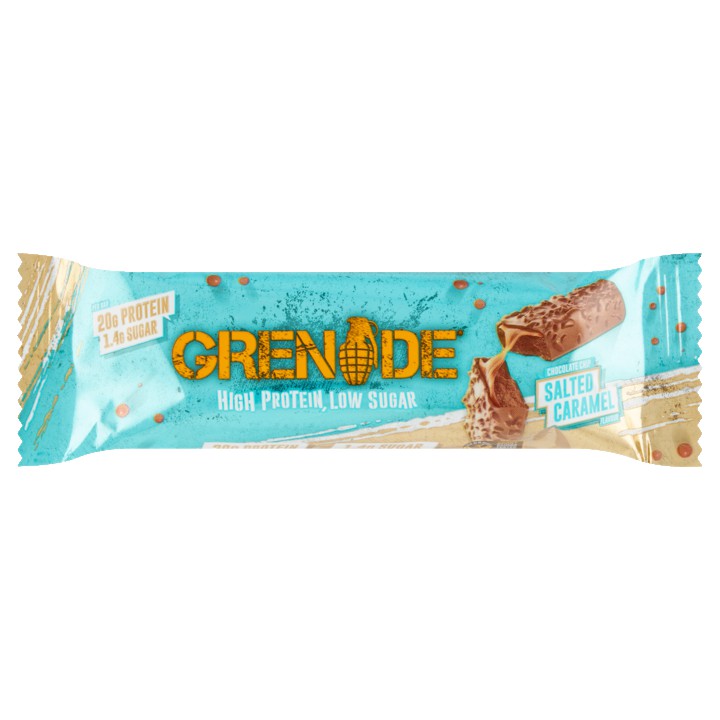 Grenade Prote&amp;iuml;ne Reep Chocolate Chip Salted Caramel 60g