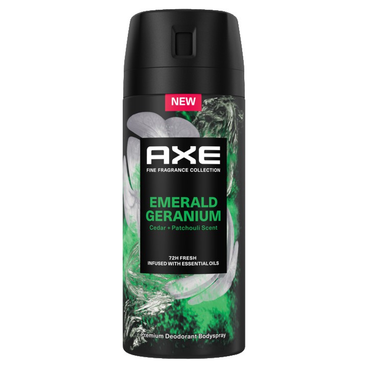 AXE Fine Fragrance Collection Premium Deodorant Bodyspray Emerald Geranium 150ml