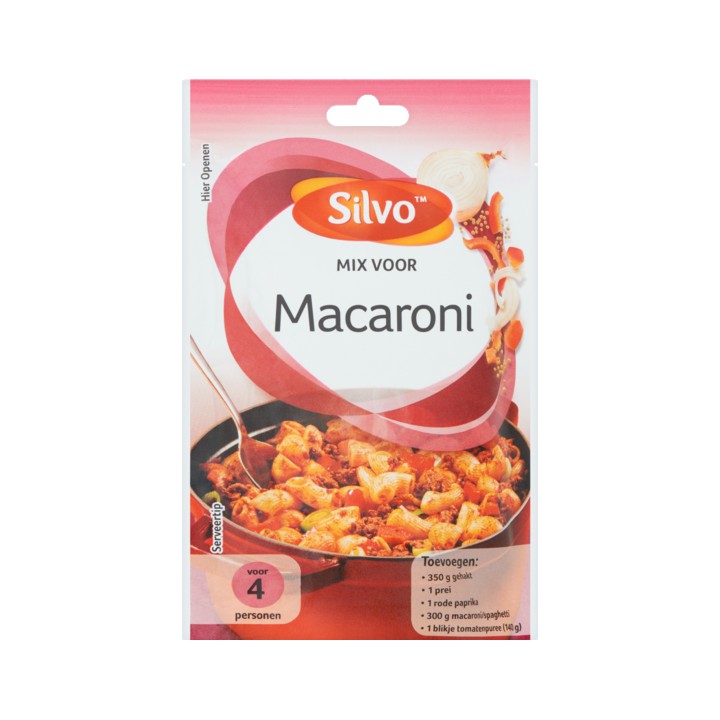 Silvo Mix voor Macaroni 35g