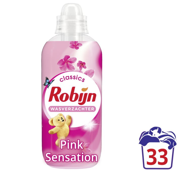 Robijn Classics Wasverzachter Pink Sensation 825 ml 33 Wasbeurten