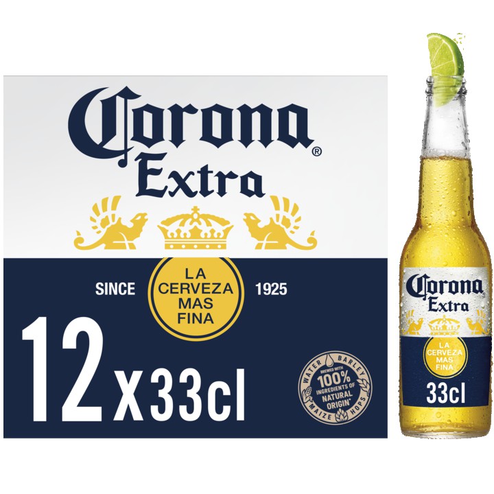 Corona Extra Mexicaans Pils Bier Flessen 12 x 330ML