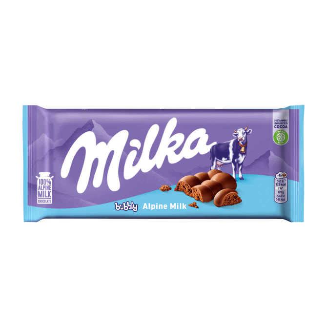 Milka Bubbly alpenmelk