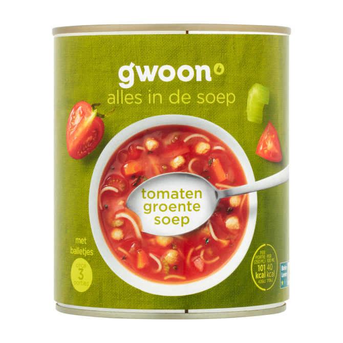 g&#039;woon Tomaten groentesoep