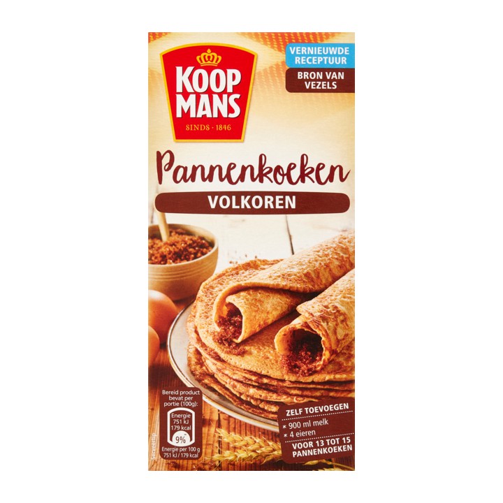 Koopmans Pannenkoeken Volkoren 400g