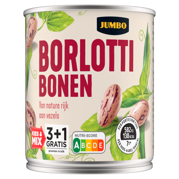 Jumbo Borlotti Bonen 200g