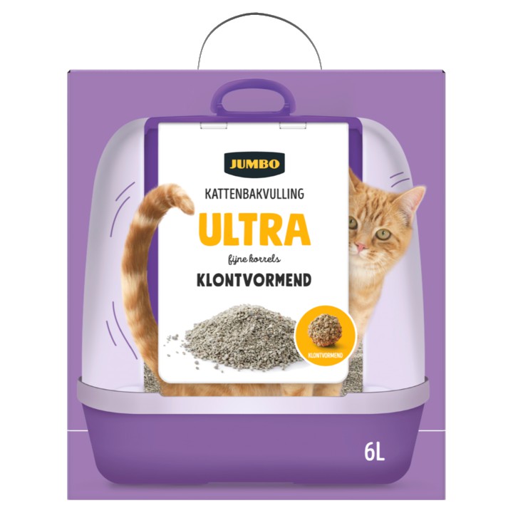 Jumbo Kattenbakvulling Ultra Klontvormend 6L