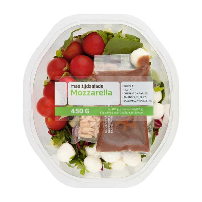 Maaltijdsalade mozzarella tomaat