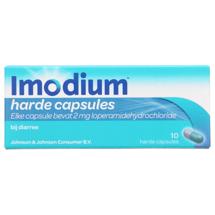 Imodium Harde capsules bij diarree 2 mg, 10 stuks