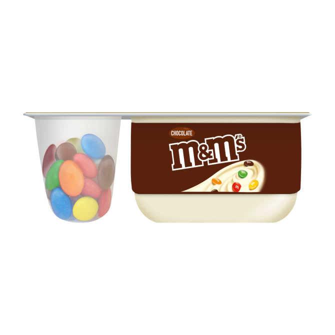 Danone M&amp;M&#039;s vanilleyoghurt