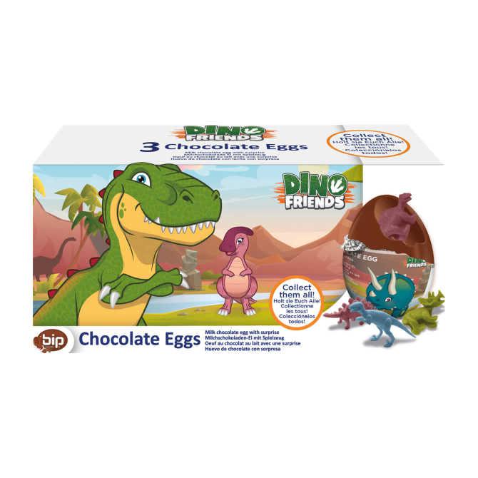 Bip Dino &amp; Friends chocolate eggs