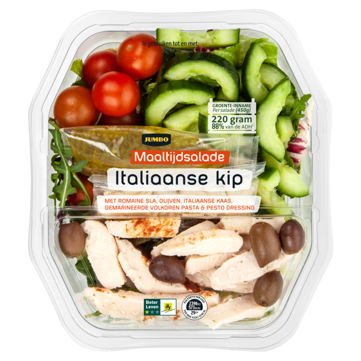 Jumbo Maaltijdsalade Italiaanse Kip 450g