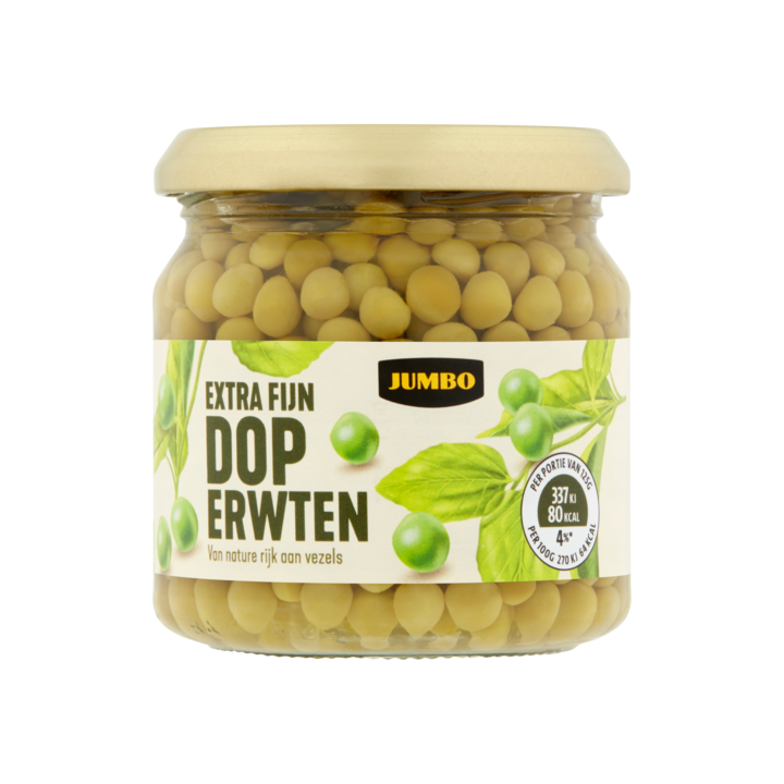 Jumbo Extra Fijne Doperwten 180g