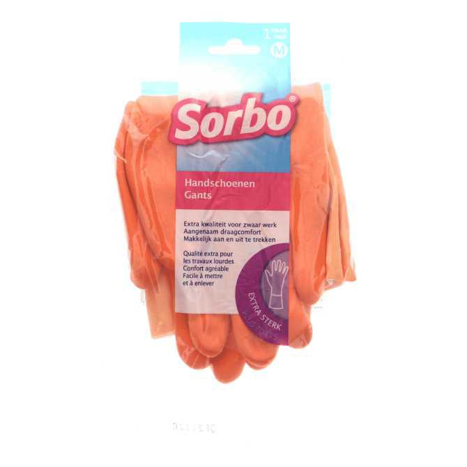 Sorbo Huishoudhandschoenen oranje M