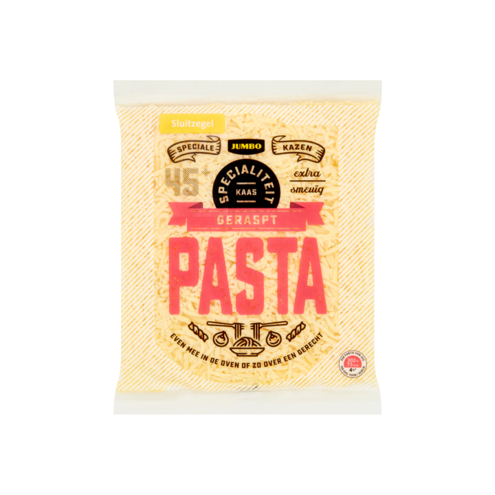 Jumbo Geraspt Kaas 45+ Pasta 150g