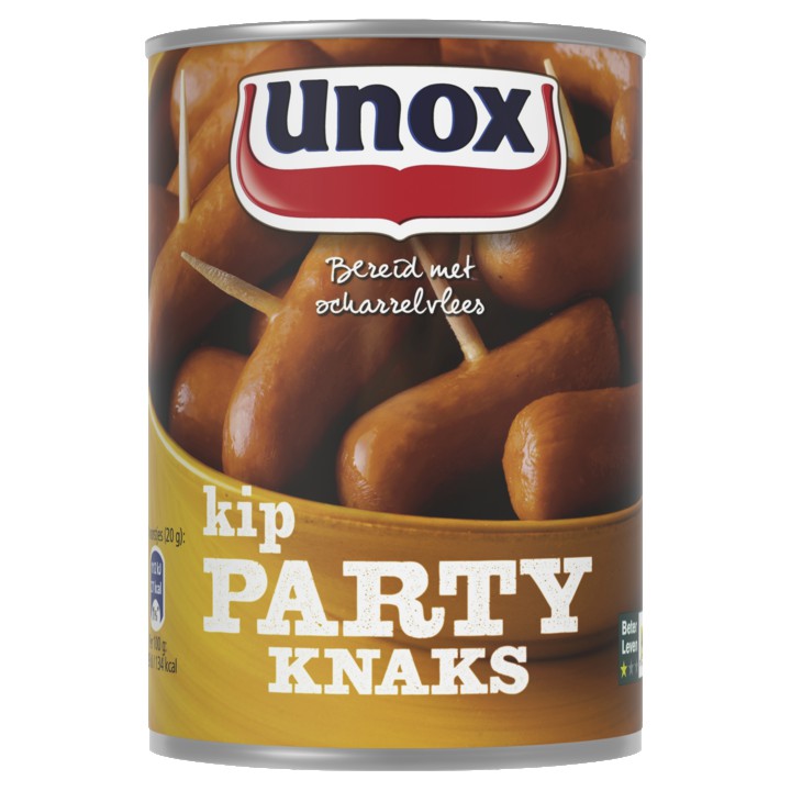 Unox Knakworsten kip party knaks