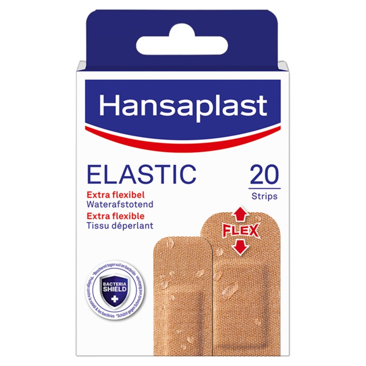 Hansaplast Elastic Waterafstotend 20 Strips