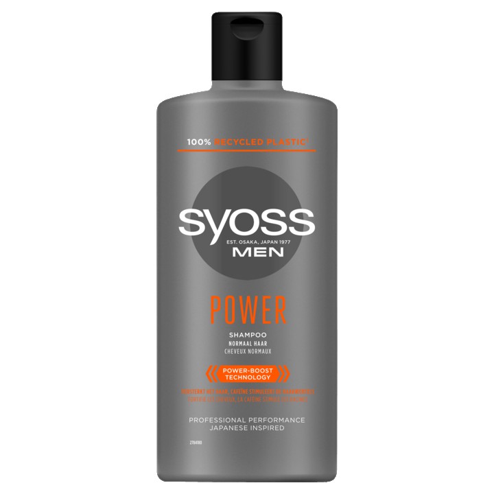 Syoss Men Power Shampoo 440ml | Nederland Life Syoss Men Power Shampoo 440ml