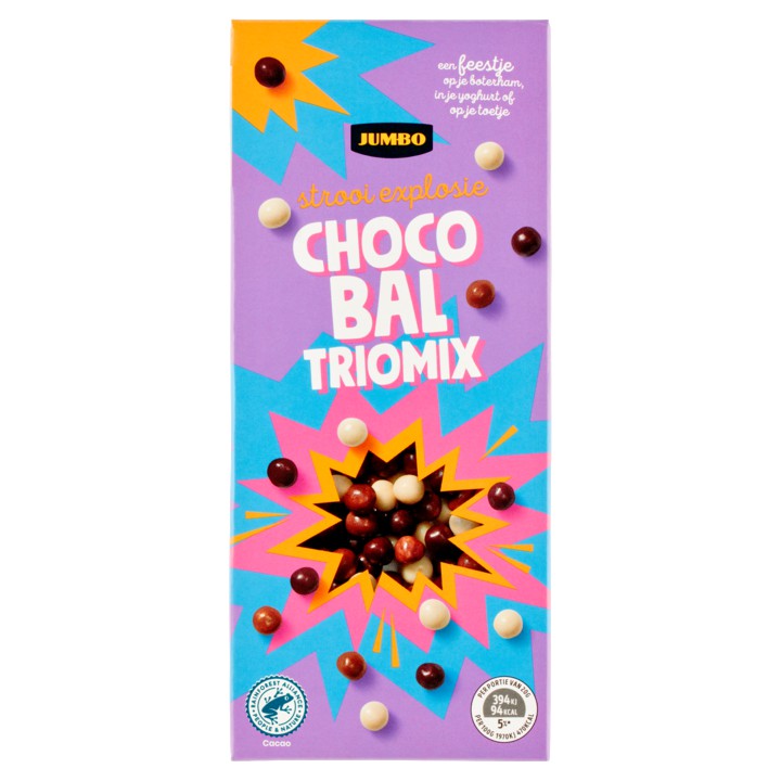 Jumbo Choco Bal Triomix 200g