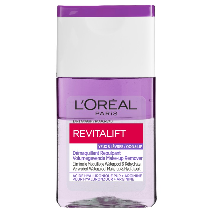 L&amp;#x27;Or&amp;eacute;al Paris Revitalift Volumegevende Make-Up Remover Oog &amp;amp; Lip 125ml