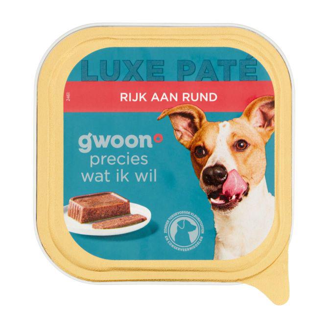 g&#039;woon Pate premium rund hond