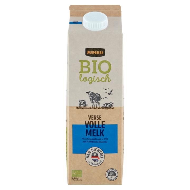 Jumbo Biologisch Verse Volle Melk 1L