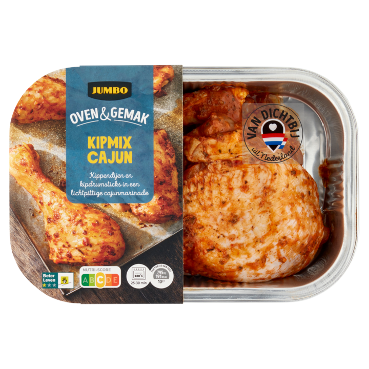 Jumbo Kipmix Ovenschotel Cajun 590g