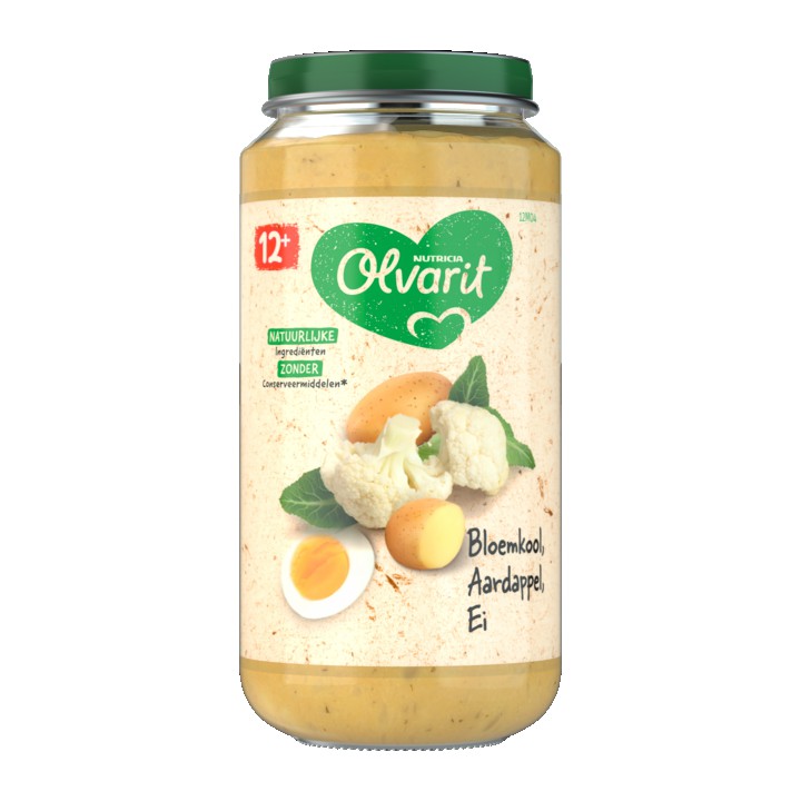 Olvarit Bloemkool Aardappel Ei 12+ Maanden 250g