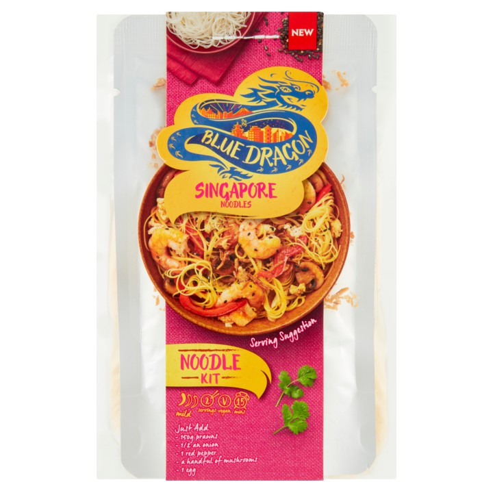 Blue Dragon Singapore Noodles Noodle Kit 165g