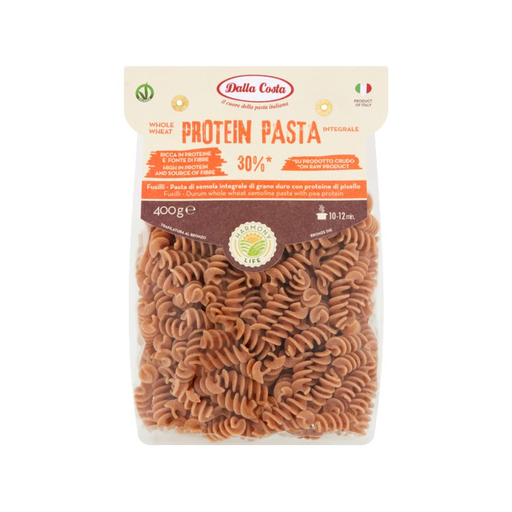 Dalla Costa Whole Wheat Prote&amp;iuml;ne Pasta Integrale 400g