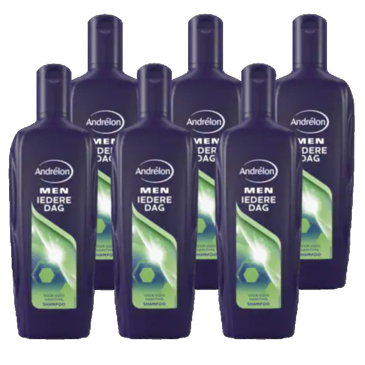 Andr&amp;eacute;lon Men Shampoo Iedere Dag 6 x 300ml