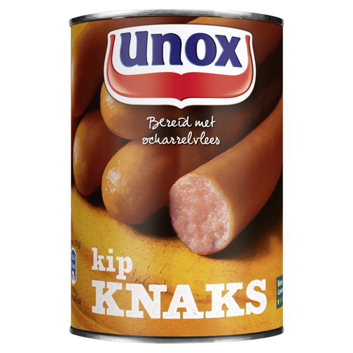 Unox Knaks Kip 400g