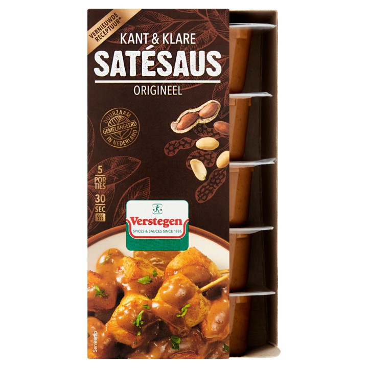 Kant &amp;amp;&amp;nbsp;Klare&amp;nbsp;Sat&amp;eacute;saus Origineel 5 x 80ml