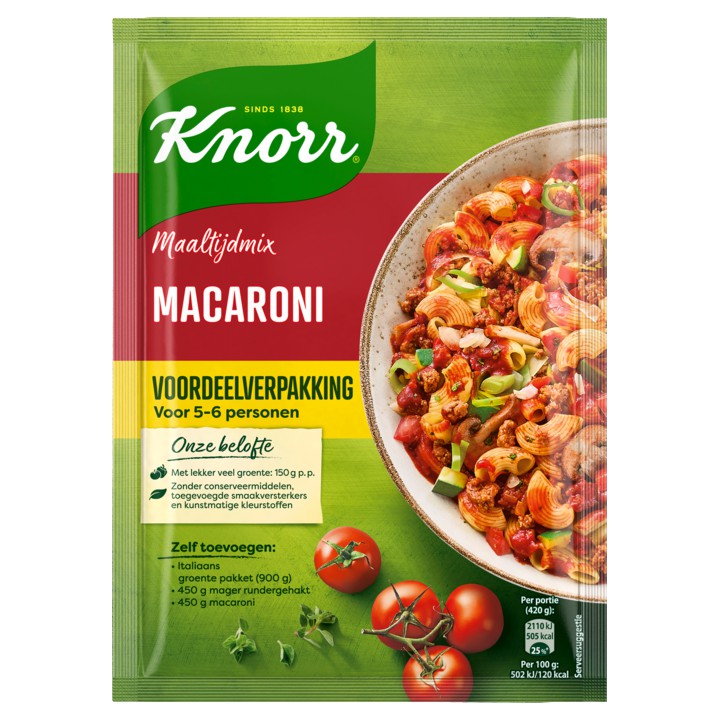 Knorr Maaltijdmix Voordeelverpakking Macaroni 85g