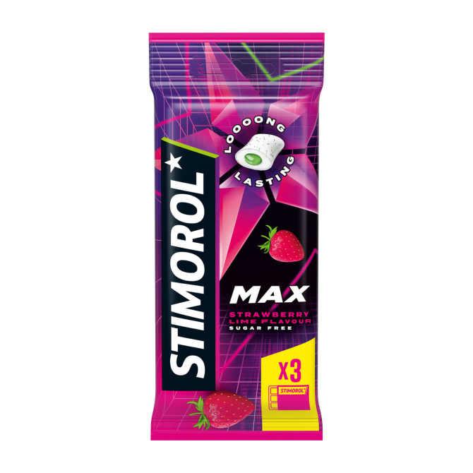 Stimorol Max Strawberry Lime Flavour Sugar Free 3 x 19,8 g