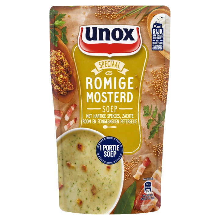 Unox Soep in Zak Mosterd Soep 300ML