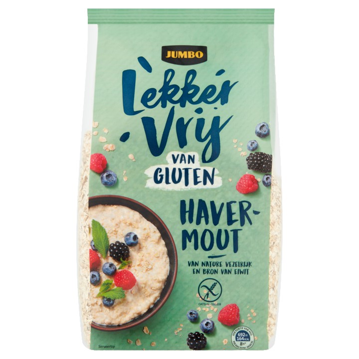 Jumbo Lekker Vrij van Gluten Havermout 450g