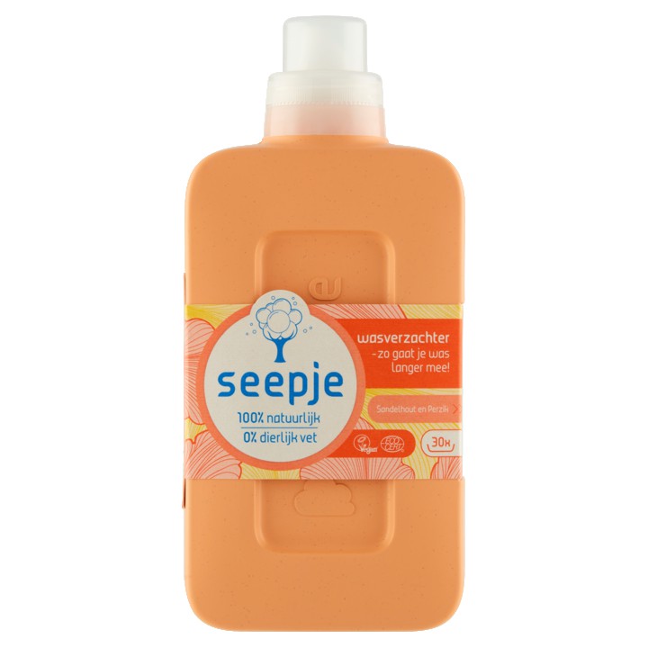 Seepje Wasverzachter Sandelhout en Perzik 750 ml 30 Wasbeurten