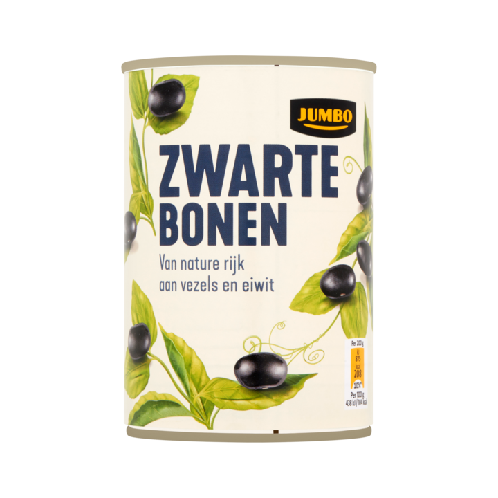 Jumbo Zwarte Bonen 465g