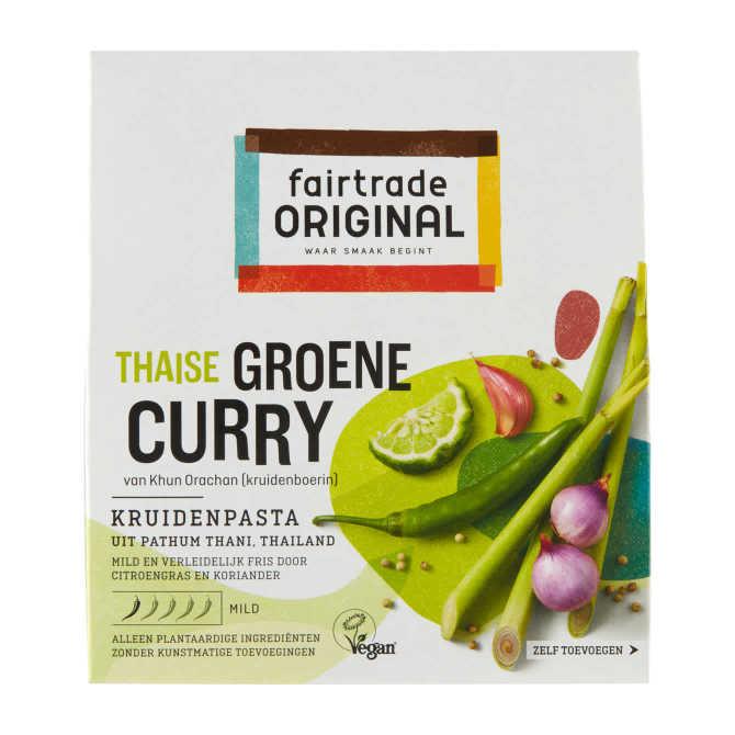 Fairtrade Original groene curry kruidenpasta