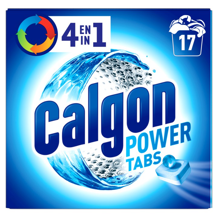 Calgon 4 in 1 Powerball - Wasmachinereiniger en Anti Kalk - 17 Tabletten