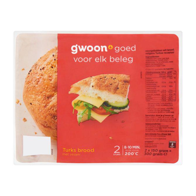 g&#039;woon Turks brood mini