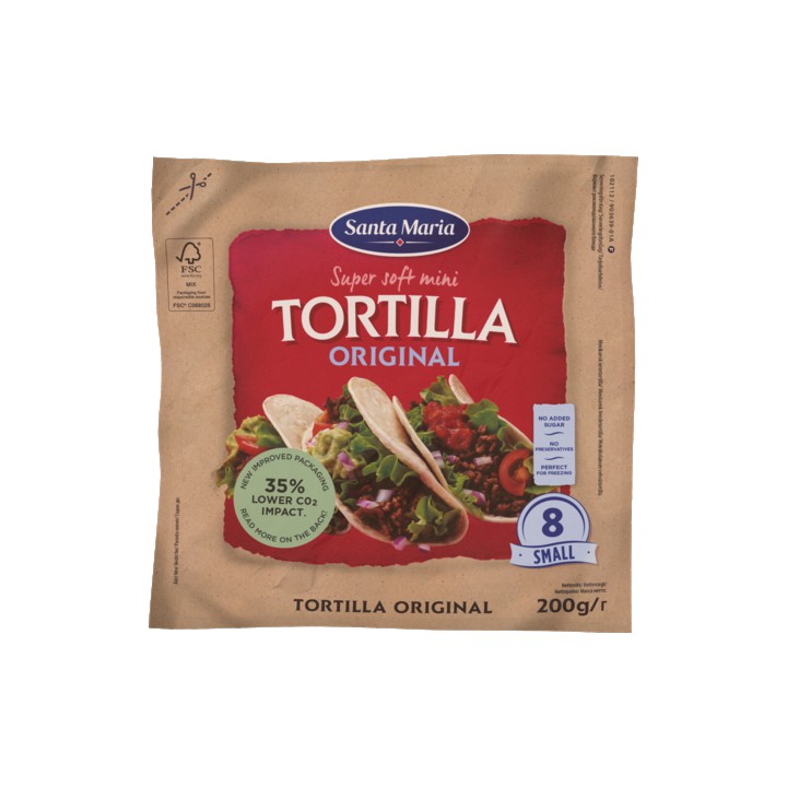 Santa Maria Tortilla Wraps Mini 8 Stuks 200g