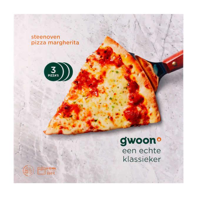 g&#039;woon Steenoven pizza margherita