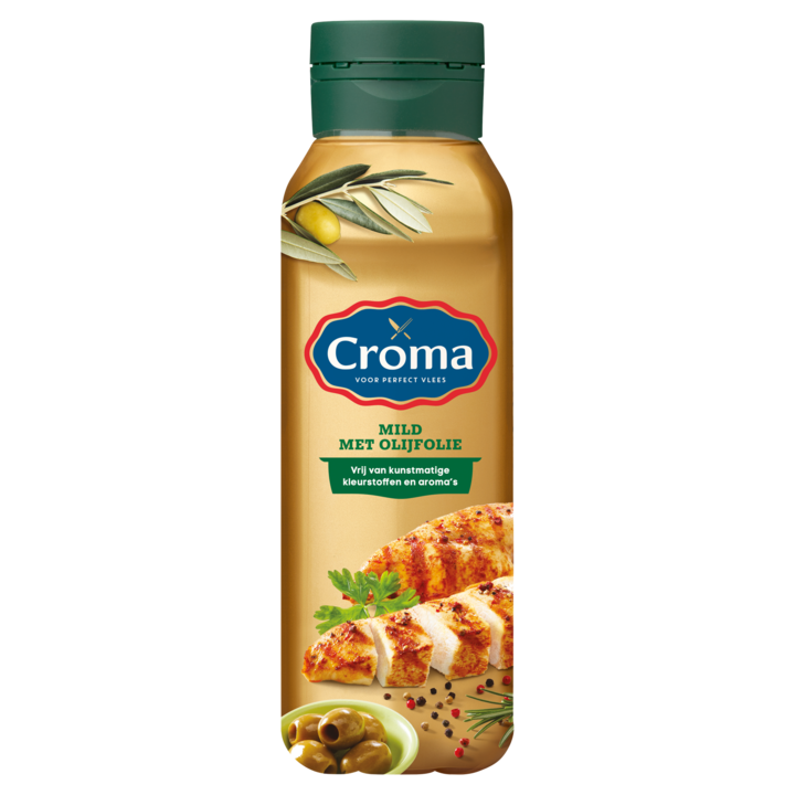 Croma Mild met Olijfolie Vloeibare Bakboter voor Bakken en Braden Fles 450ml