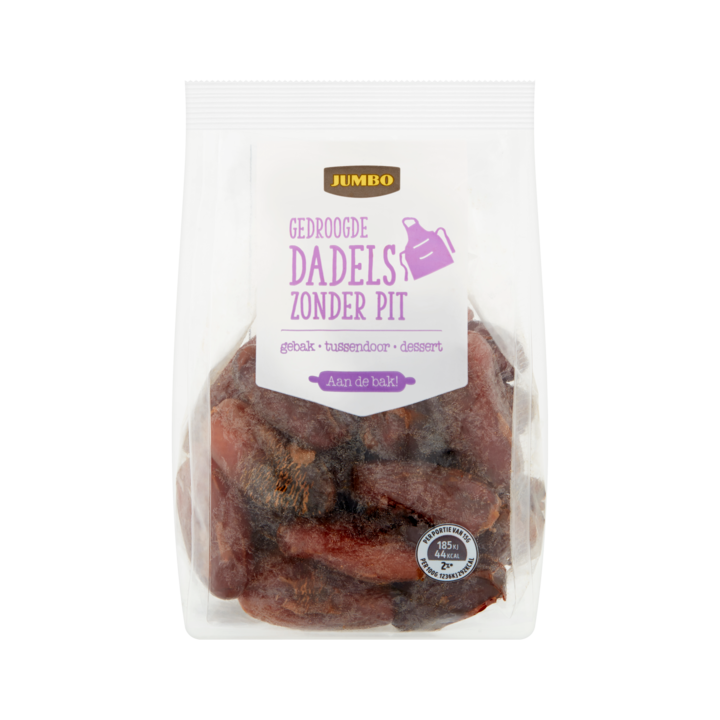 Jumbo Gedroogde Dadels Zonder Pit 250g