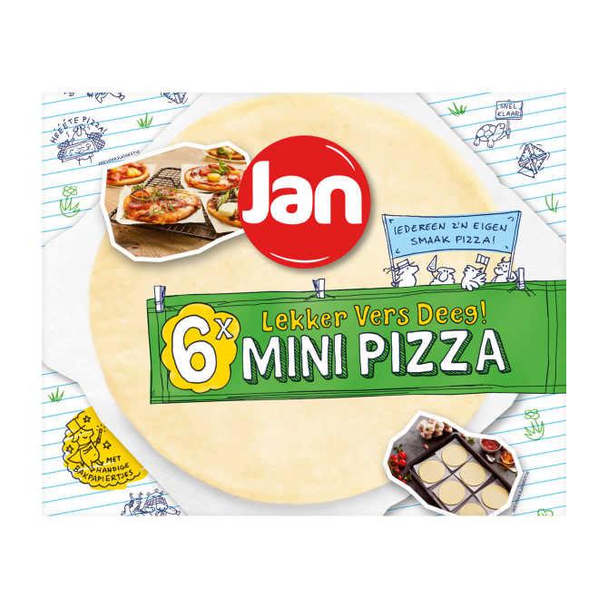 Jan Pizzadeeg vers mini