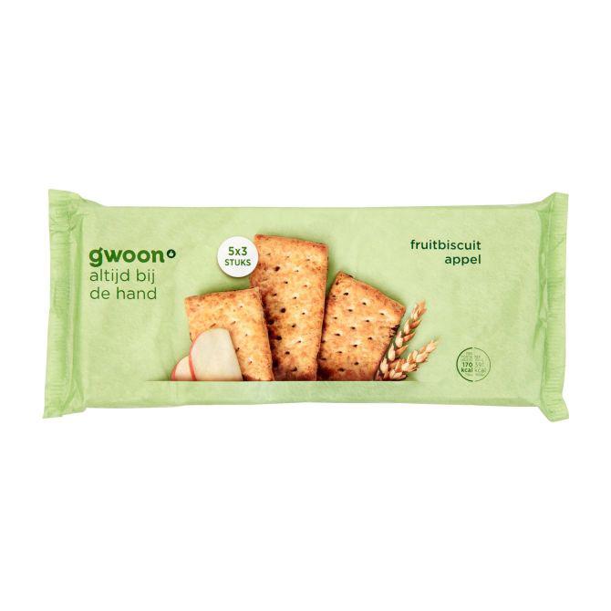 g&#039;woon fruitbiscuit appel