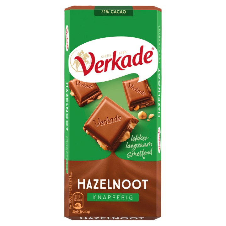 Verkade Hazelnoot Knapperig 111g