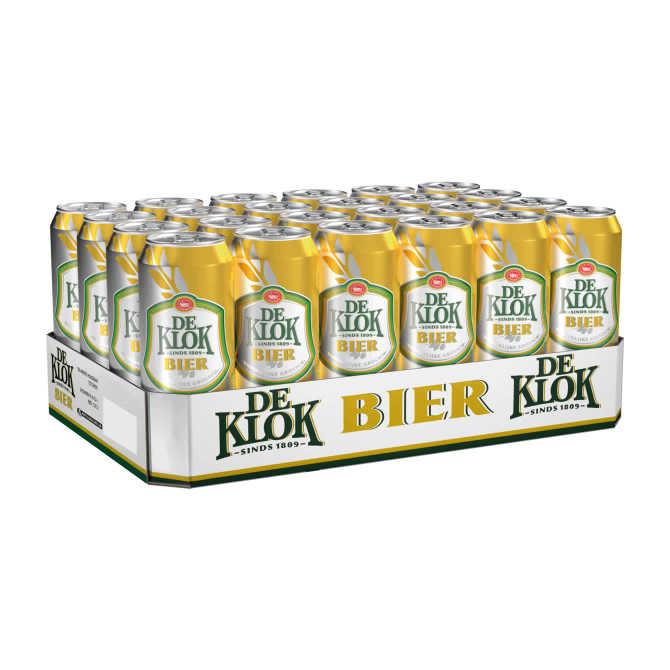 De Klok Bier blik 24 x 50 cl